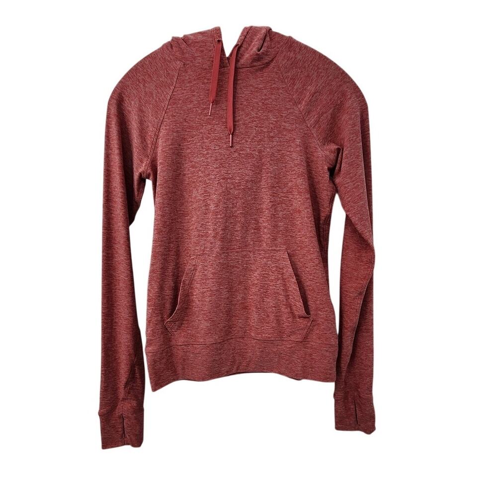 Outdoor Voices Soft Pullover Hoodie Size XS Red Heatherd